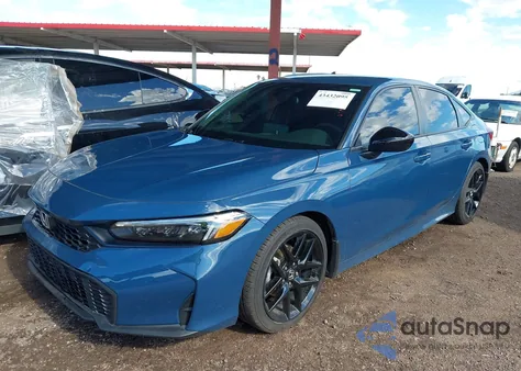 2025 Honda Civic Sport из США, поврежденный, VIN 2HGFE2F53SH590740